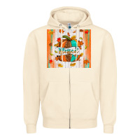 Sandshell blessed pumpkin Zipper Hoodie - NancyCooperArtShop