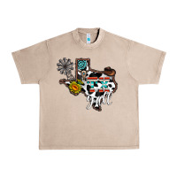 French Oak tx yall western Urban Heavy Tee - CowhideDigitalArt