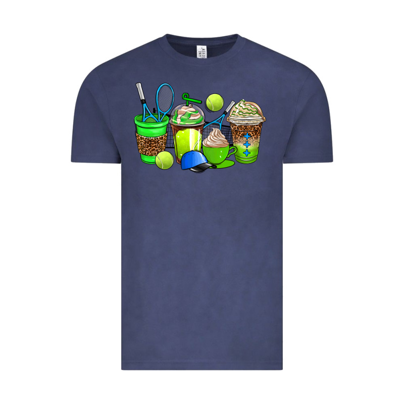 Tennis Coffee Cups Vintage Tee by AdoDesignShop | Teevron