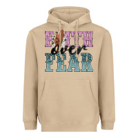 Mushroom faith over fear Heavyweight Hoodie - NancyCooperArtShop