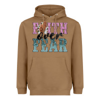 Toasted Coconut faith over fear Heavyweight Hoodie - NancyCooperArtShop