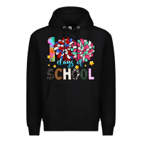 Black 100 days of school Premium Hoodie - Artiststas