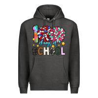 Charcoal Heather 100 days of school Premium Hoodie - Artiststas