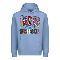 Colony Blue 100 days of school Premium Hoodie - Artiststas