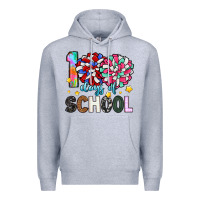 Heather Grey 100 days of school Premium Hoodie - Artiststas