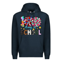Navy 100 days of school Premium Hoodie - Artiststas