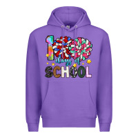 Purple 100 days of school Premium Hoodie - Artiststas