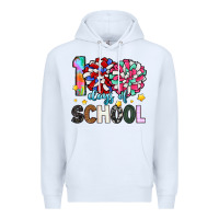 White 100 days of school Premium Hoodie - Artiststas