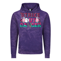 Cloud Purple Strike Out Cancer Baseball Vintage Hoodie - texasbilliewilder