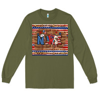 Army Green american nurse tumbler Long Sleeve Tee - BundleAndBundleShop