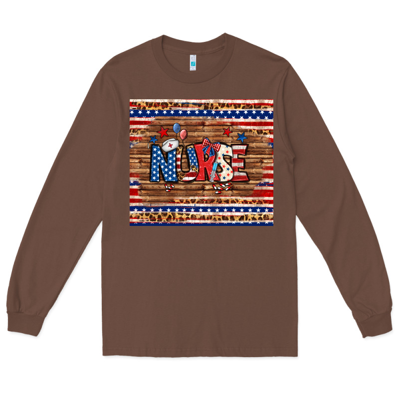 American Nurse Tumbler Long Sleeve Tee by BundleAndBundleShop | Teevron