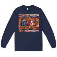 Navy american nurse tumbler Long Sleeve Tee - BundleAndBundleShop