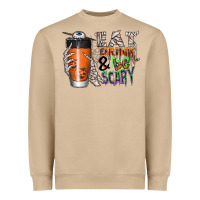 Mushroom Eat drink be scary Heavyweight Sweatshirt - CowhideDigitalArt