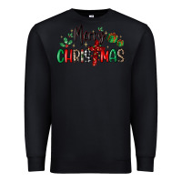 Black faith cross merry christmas Premium Sweatshirt - MaliasSmallBusiness