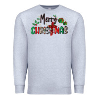 Heather Grey faith cross merry christmas Premium Sweatshirt - MaliasSmallBusiness