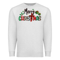 Oatmeal Heather faith cross merry christmas Premium Sweatshirt - MaliasSmallBusiness