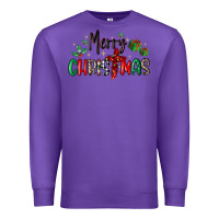 Purple faith cross merry christmas Premium Sweatshirt - MaliasSmallBusiness