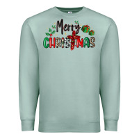 Seafoam faith cross merry christmas Premium Sweatshirt - MaliasSmallBusiness