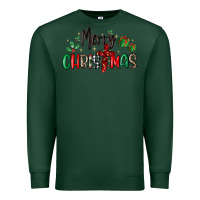 Sports Green faith cross merry christmas Premium Sweatshirt - MaliasSmallBusiness