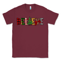 Burgundy believe Classic Tee - JahusDesignShop