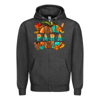 Charcoal Heather para pumpkin Zipper Hoodie - NancyCooperArtShop