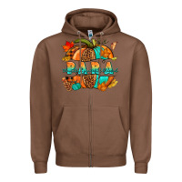Chestnut para pumpkin Zipper Hoodie - NancyCooperArtShop
