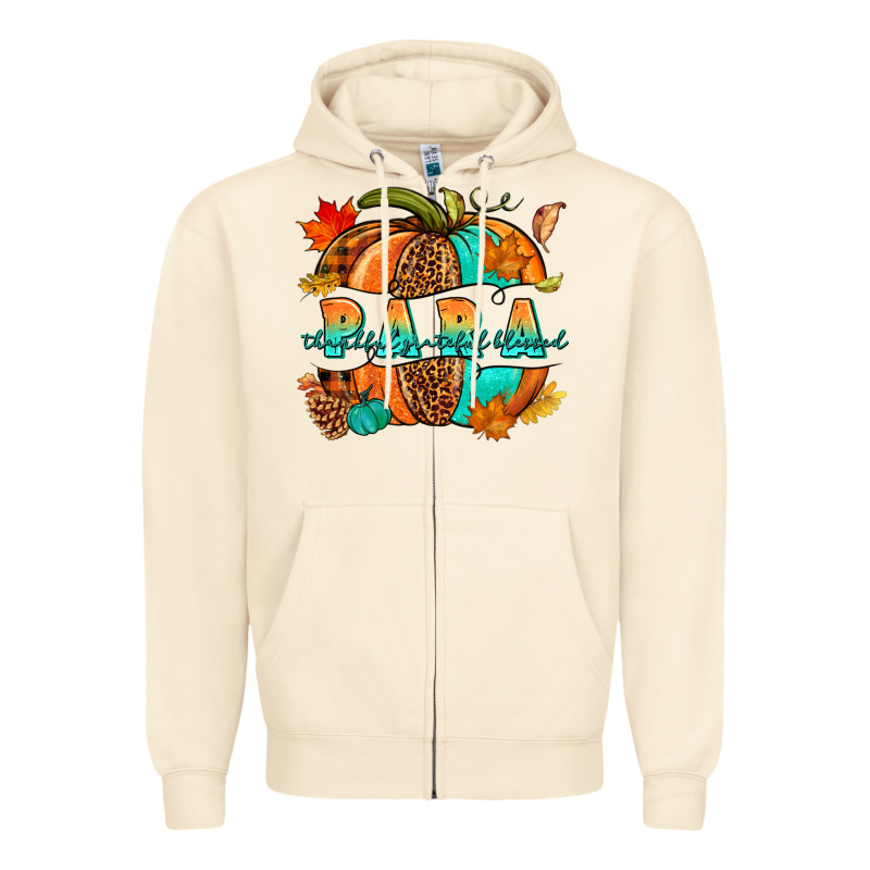 Para Pumpkin Zipper Hoodie by NancyCooperArtShop | Teevron