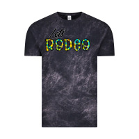 Cloud Black let's rodeo Vintage Tee - CowhideDigitalArt