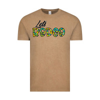 Vintage Coffee let's rodeo Vintage Tee - CowhideDigitalArt