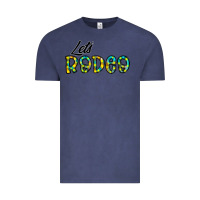 Vintage Denim let's rodeo Vintage Tee - CowhideDigitalArt
