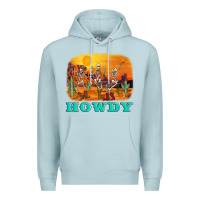 Blue Mist western skeleton Premium Hoodie - AdoDesignShop