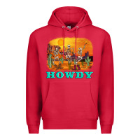 Cardinal western skeleton Premium Hoodie - AdoDesignShop