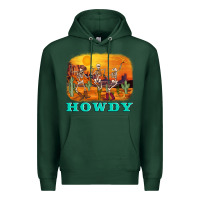Sports Green western skeleton Premium Hoodie - AdoDesignShop