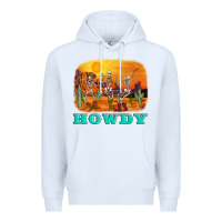 White western skeleton Premium Hoodie - AdoDesignShop
