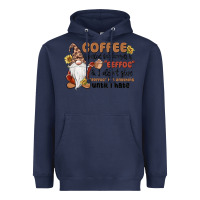 Navy coffee spelled backwards is eeffoc & i don't give Heavyweight Hoodie - MaliasSmallBusiness