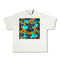 Pistachio black angus and sunflowers seamless pattern Urban Heavy Tee - HRA Design Shop
