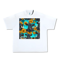 White black angus and sunflowers seamless pattern Urban Heavy Tee - HRA Design Shop