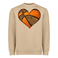 Mushroom basketball heart Heavyweight Sweatshirt - HRA Design Shop