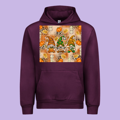Fall With Gnomes Urban Hoodie Designed By Texasbilliewilder