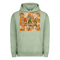 Pigment Oil Green Fall with Gnomes Urban Hoodie - texasbilliewilder