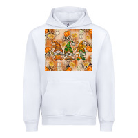 White Fall with Gnomes Urban Hoodie - texasbilliewilder