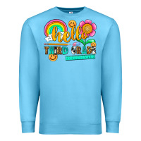 Ocean Blue hello third grade Premium Sweatshirt - NancyCooperArtShop