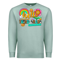 Seafoam hello third grade Premium Sweatshirt - NancyCooperArtShop
