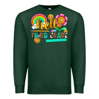 Sports Green hello third grade Premium Sweatshirt - NancyCooperArtShop