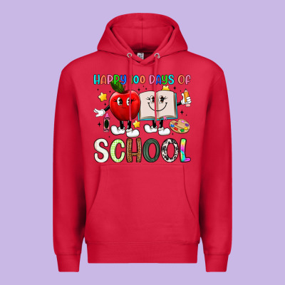 Happy 100 Days Of School Premium Hoodie Designed By Artiststas