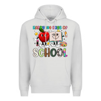 Dove Grey happy 100 days of school Premium Hoodie - Artiststas