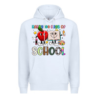 White happy 100 days of school Premium Hoodie - Artiststas