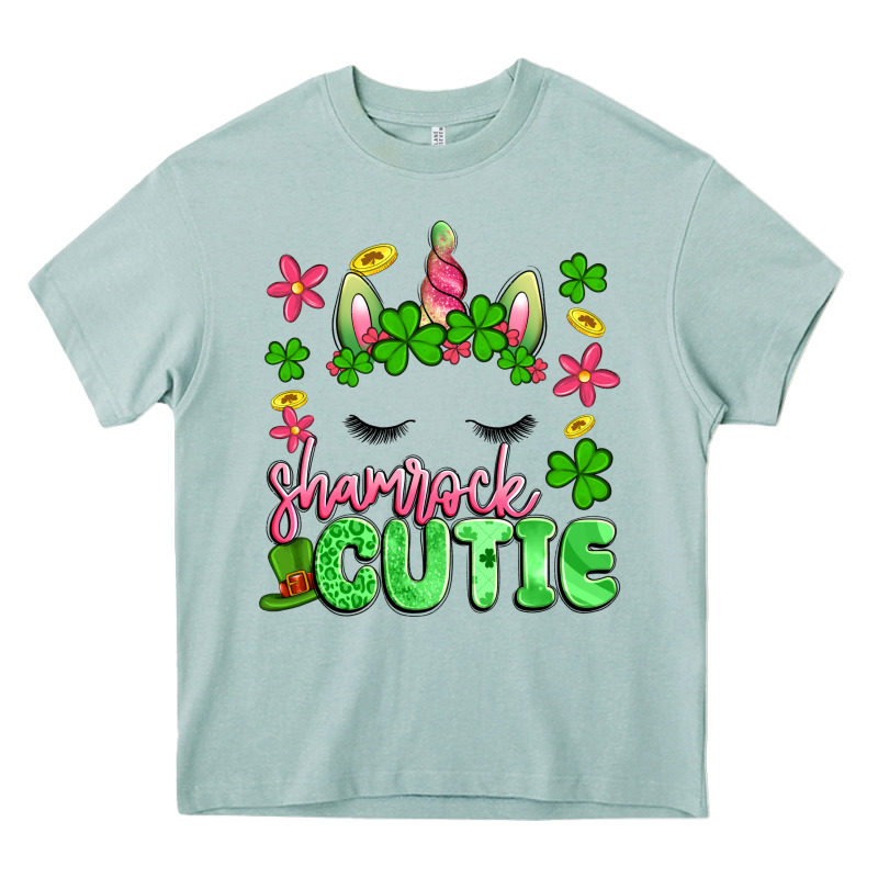 Shamrock Cutie Artiststas Heavy Core Tee by Artiststas | Teevron