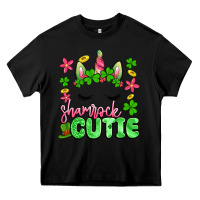 Black shamrock cutie artiststas Heavy Core Tee - Artiststas