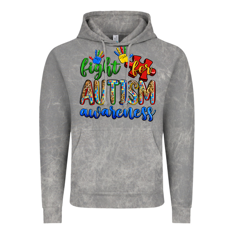 Fight For Autism Awareness Vintage Hoodie by Zillion Design Studio | Teevron
